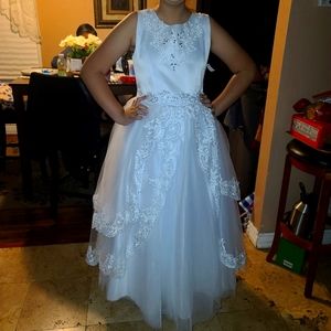 Beautiful first communion or flower girl dress girls plus size